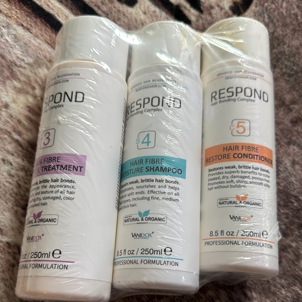 Hair Fibre Treatment Set - White